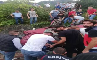 Espiye’de feci kaza: 1 ölü, 3 yaralı
