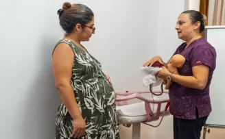 Eşrefpaşa Hastanesi’nde Gebelik Okulu açıldı