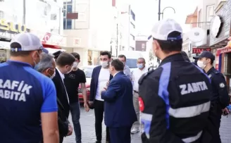 Eyüpsultan’da korona virüs denetimi

