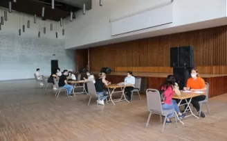 Eyüpsultan’da maskeli, mesafeli mülakat
