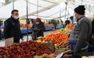 Eyüpsultan’da pazarcılara 3 metre uyarısı
