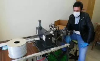 Eyüpsultan’da sahte maske üretenlere şok baskın
