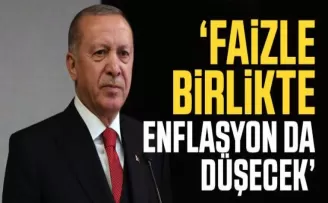 Faizle birlikte enflasyon'da düşecek
