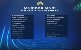 Fenerbahçe’nin Maribor maçı kamp kadrosu açıklandı
