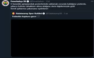 Fenerbahçe ve Galatasaray’dan dikkat çeken paylaşımlar!
