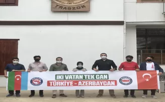 Genç MEMUR-SEN Trabzon'dan Azerbaycan'a destek!