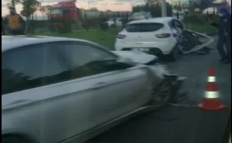 Arsin'de trafik kazası! 