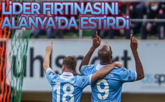Fırtına Alanya'da sert esti: 4-0 