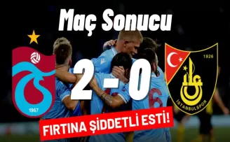 Fırtına şiddetli esti!