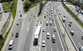 FSM Köprüsü yolunda drone destekli trafik denetimi
