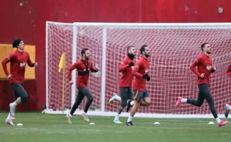 Galatasaray, Beşiktaş maçı hazırlıklarını sürdürdü
