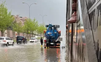 Gaziantep’te Alleben Deresi taştı!