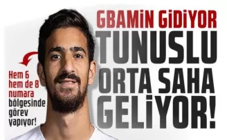 Gbamin gidiyor Tunuslu orta saha geliyor!