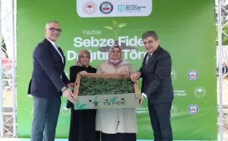 Gebzeli çiftçiye 500 bin sebze fidesi desteği