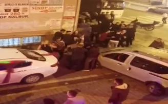 Gelin düğünü bıraktı kavga ayırdı
