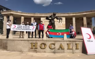Genç Kızılay’dan Azerbaycan’a destek mesajı
