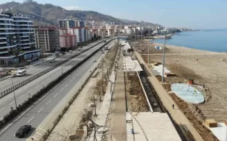 Giresun Belediyesi sahil projesinin yüzde 75’ini tamamladı
