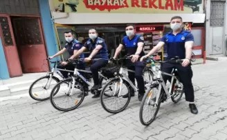 Giresun’da bisikletli zabıta ekipleri iş başında
