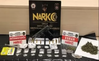 Giresun’da düzenlenen 3 ayrı uyuşturucu operasyonunda 5 kişi tutuklandı
