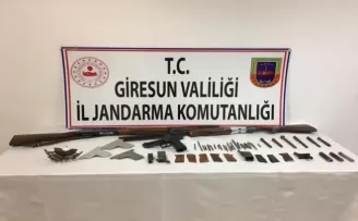 Giresun’da kaçak silah atölyesine baskın
