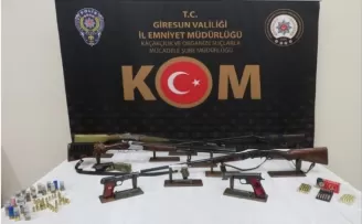 Giresun’da kaçak silah operasyonu
