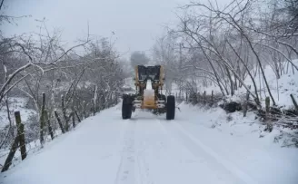 Giresun’da kapalı 60 köy yolundan 10 tanesinin yolu ulaşıma açıldı
