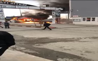Giresun’da korkutan araç yangını
