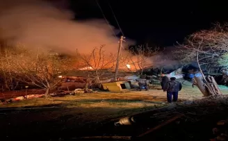 Giresun’da korkutan yangın
