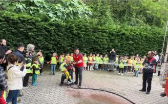 Giresun’da öğrencilere itfaiye tanıtıldı
