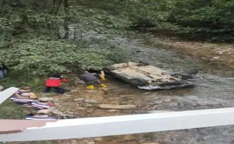 Giresun’da otomobil dereye yuvarlandı: 2 ölü
