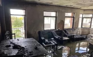 Giresun’da yangın
