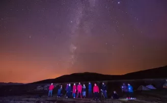 Giresun’da yaylalar yıldızlar altında fotoğraflandı
