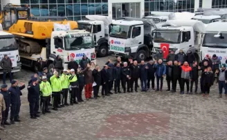 Giresun’dan deprem bölgesine umut konvoyu uğurlandı
