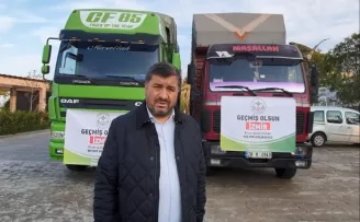 Giresun’dan İzmir’e iki tır yardım yola çıktı
