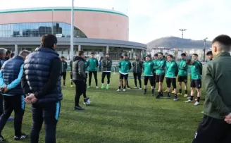 Giresunspor, Menemenspor maçı hazırlıklarını sürdürüyor
