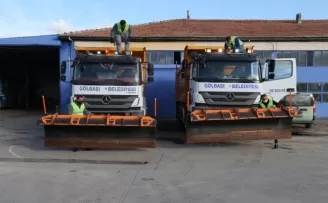 Gölbaşı Belediyesi kış hazırlıklarına başladı
