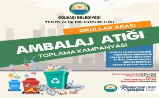 Gölbaşı’nda okullar arası ambalaj atığı toplama kampanyası başlıyor
