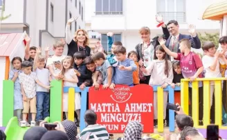 Gülben Ergen 58. anaokulunu Ahmet Minguzzi adına Bayburt’ta açtı