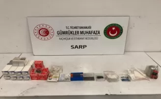 Gümrük kaçağı 144 bin lira değerinde dişçilikte kullanılan malzeme ele geçirildi
