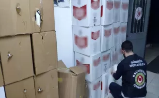 Gümrük muhafaza ekiplerinden kaçak sigara üreticilerine büyük darbe
