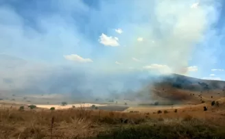 Gümüşhane’de 30 dönüm mera alanı yandı
