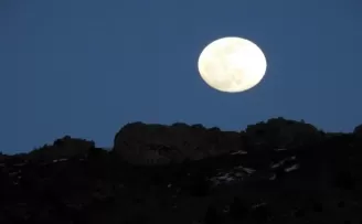 Gümüşhane’den muhteşem dolunay fotoğrafları
