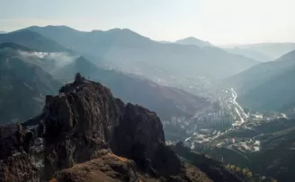 Gümüşhane’nin görkemli kaleleri göz kamaştırıyor
