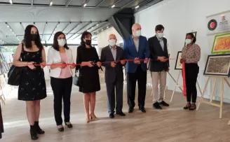 HAK-İŞ’te ebru sergisi açıldı
