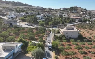 Halfeti kırsalındaki 11 kilometrelik grup yolu yenilendi