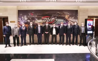 Halkbank Genel Müdürü Osman Arslan ATO’da reel sektörün sorunlarını dinledi
