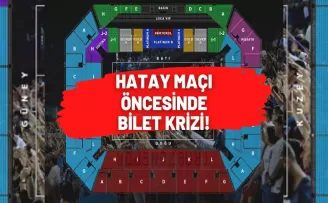 Hatay maçı öncesinde bilet krizi!