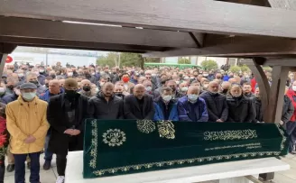 Hayatını kaybeden gazeteci Rauf Gerz son yolculuğuna uğurlandı
