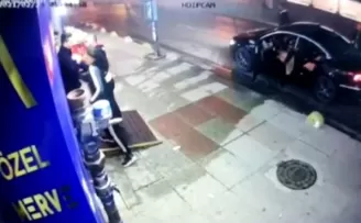 Hemşireye saldırı anı kamerada
