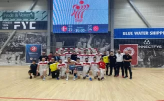 Hentbolda milliler, Danimarka’yı 34-25 mağlup etti
